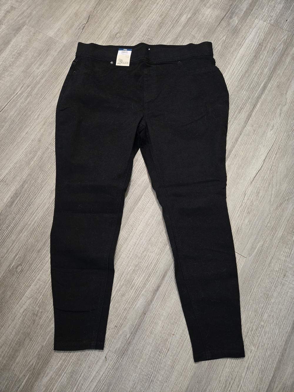 1X Terra & Sky Black Stretch Jeggings